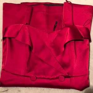 ZARA Satin blazer style dress